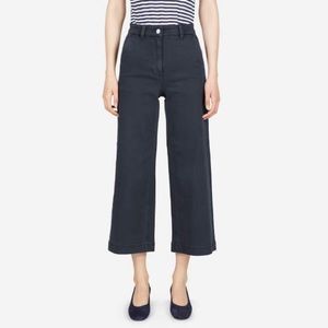 Everlane wide leg crop pants